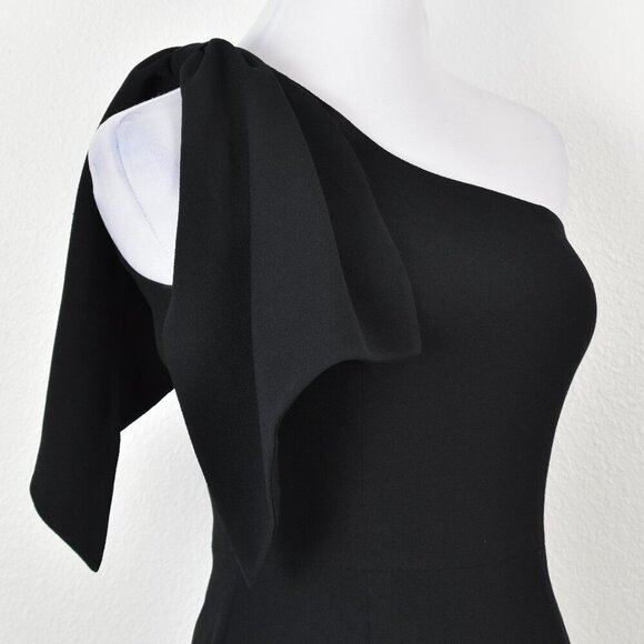 Dress The Population TIFFANY One Shoulder Midi Sheath Dress NEW - S - Picture 9 of 11